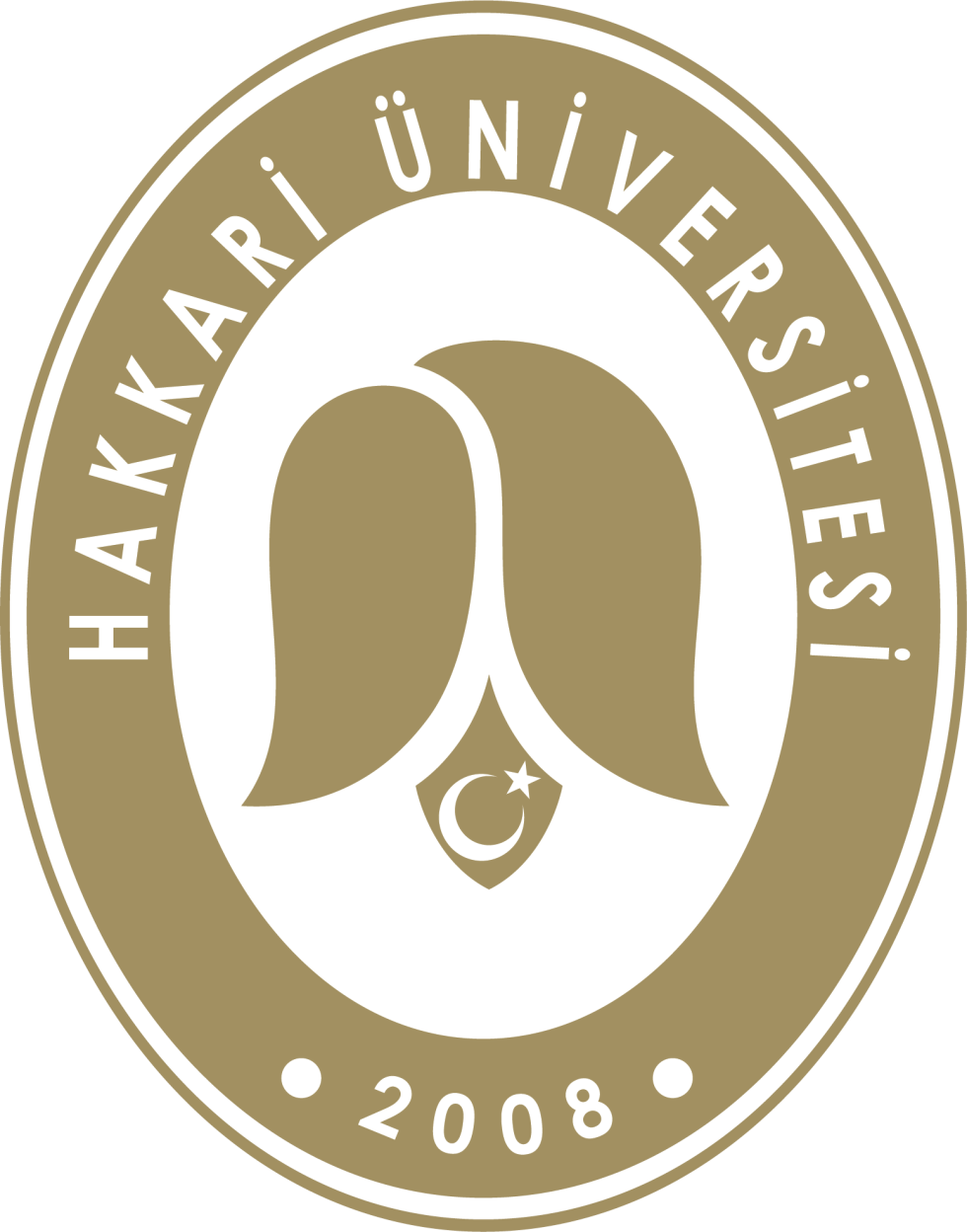 Hakkari Üniversitesi Logosu Yaldızlı