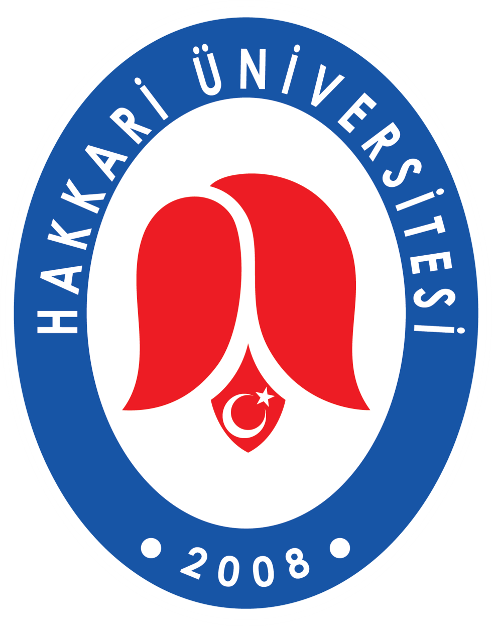 Hakkari Üniversitesi Logosu Beyaz Halkalı