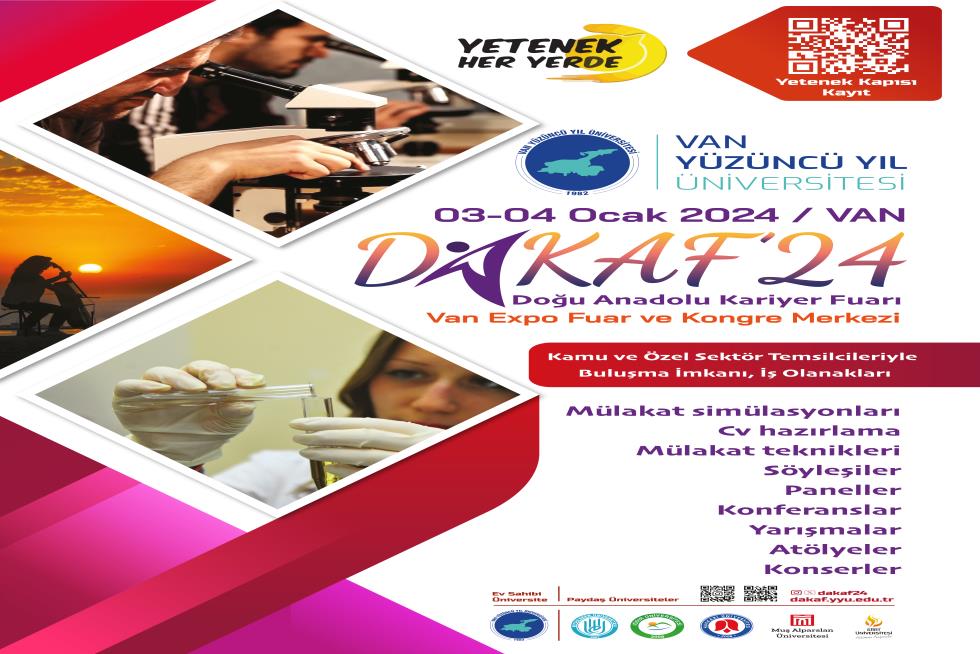 Doğu Anadolu Kariyer Fuar DAKAF'24 etkinlik afişi
