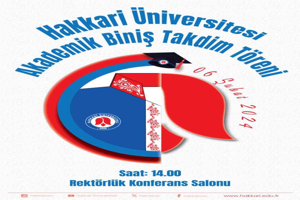 Akademik Biniş Takdim Töreni etkinlik afişi