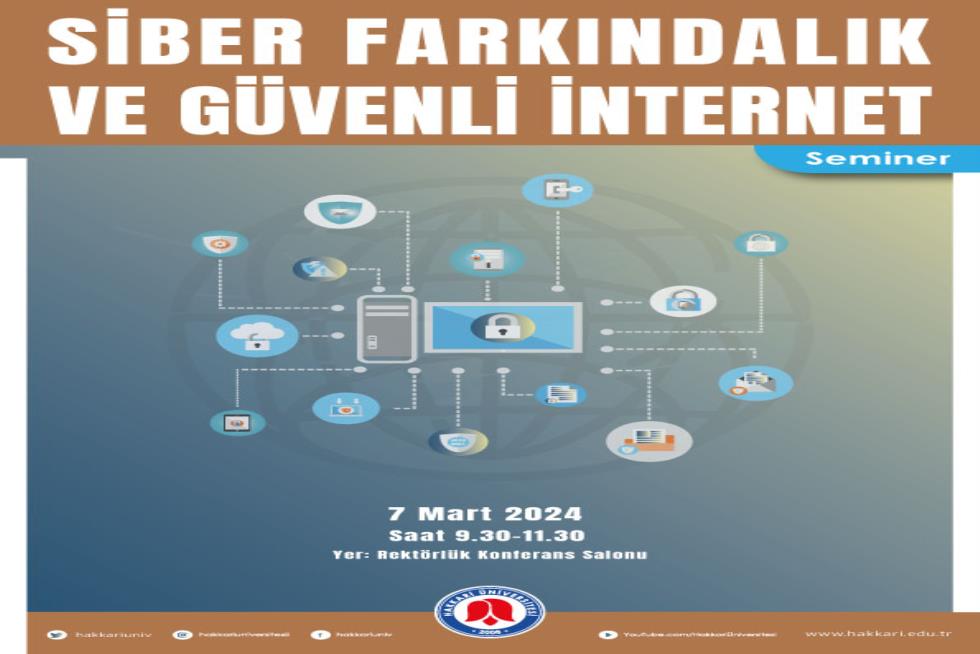 Siber Farkındalık ve Güvenli İnternet Semineri etkinlik afişi