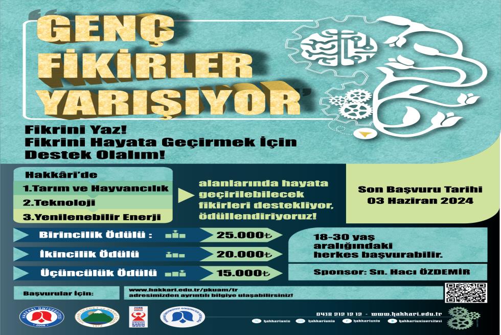 Genç Fikirler Yarışıyor" Proje Yarışması etkinlik afişi