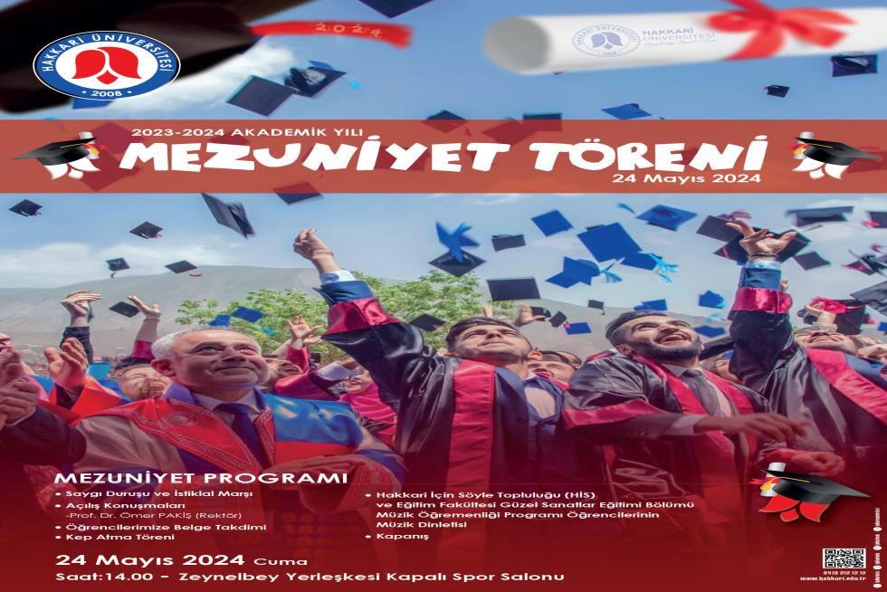 Mezuniyet Töreni etkinlik afişi
