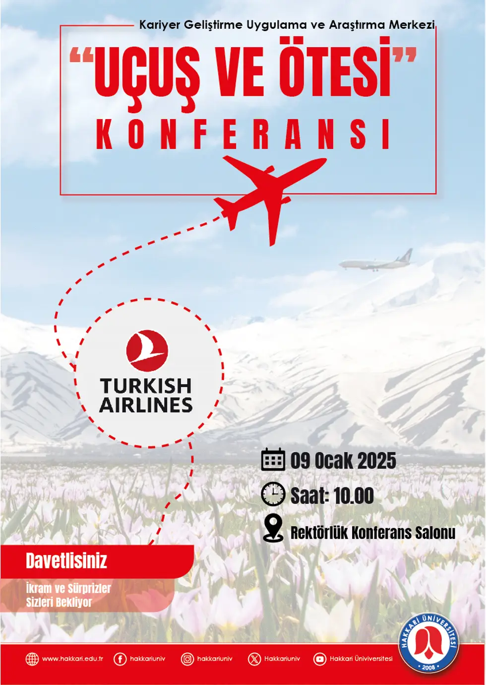 "Uçuş ve Ötesi" etkinlik afişi