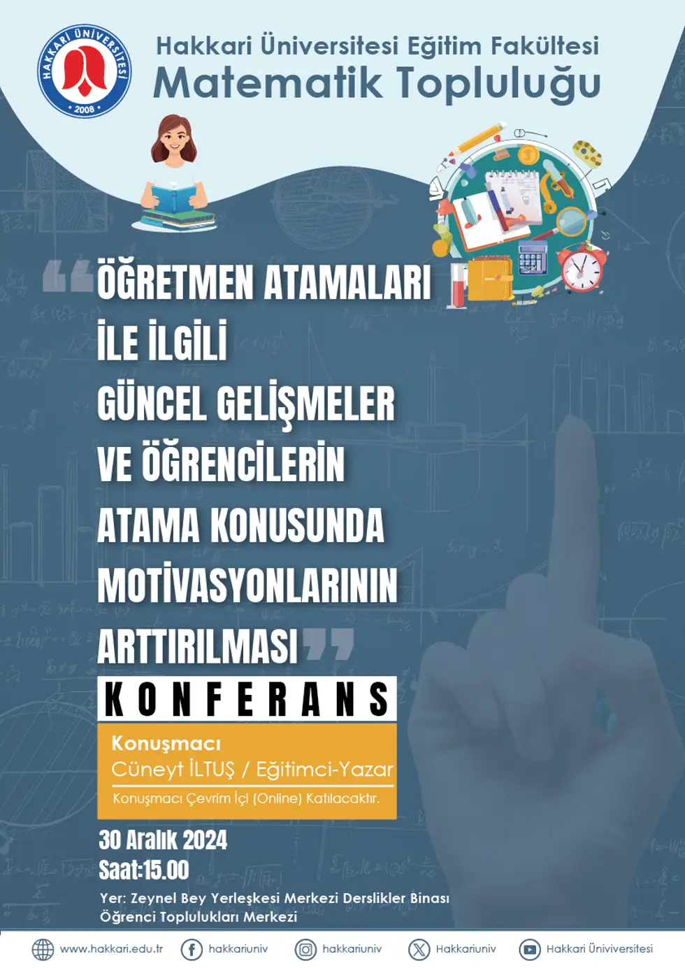 Öğretmen Atamaları ve Sınav Süreci Konferansı etkinlik afişi