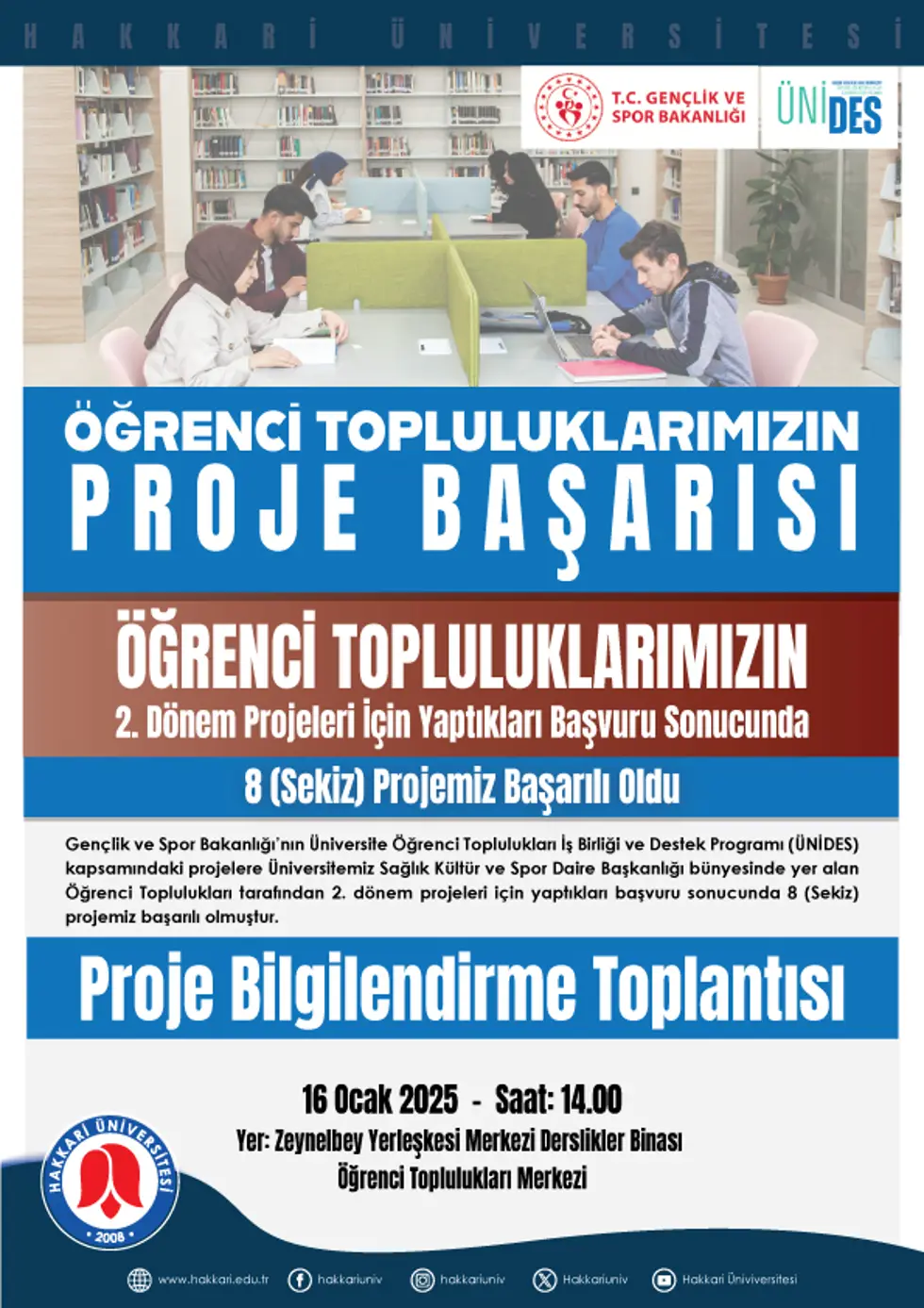 Proje Bilgilendirme Toplantısı etkinlik afişi