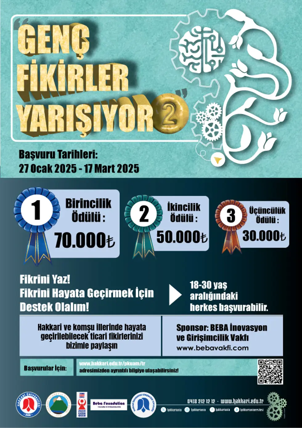 Genç Fikirler Yarışıyor Proje Yarışmasının İkincisi Başladı etkinlik afişi