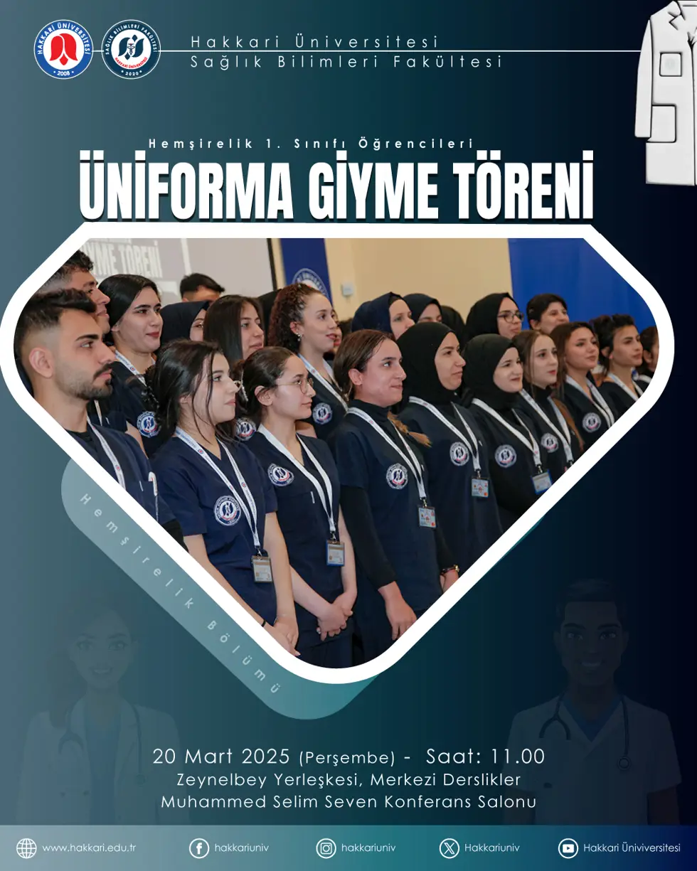 Üniforma Giyme Töreni etkinlik afişi