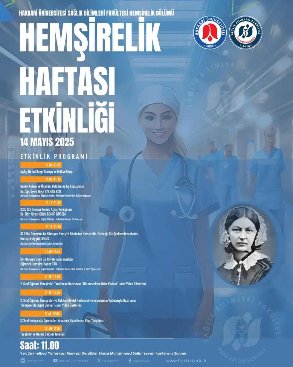Hemşirelik Haftası Etkinliği etkinlik afişi