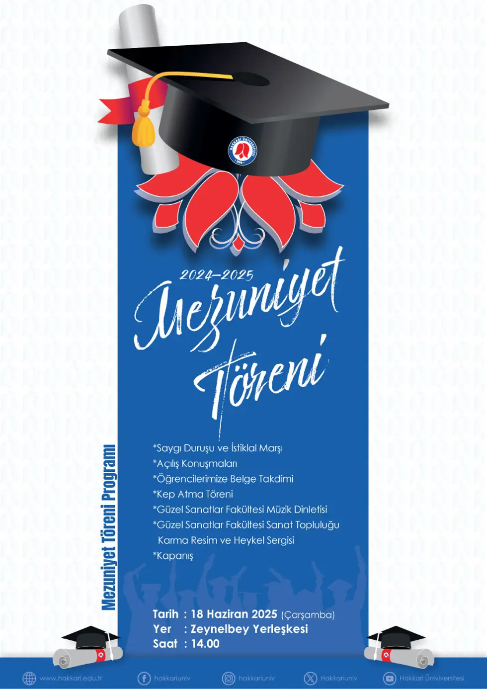 Mezuniyet Töreni etkinlik afişi