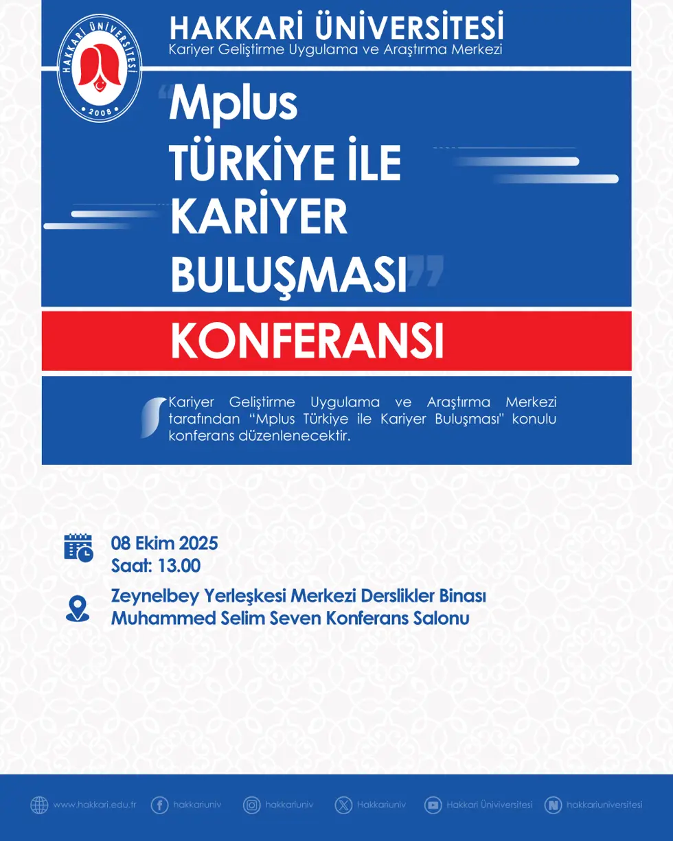 Mplus Türkiye İle Kariyer Buluşması Konferansı etkinlik afişi