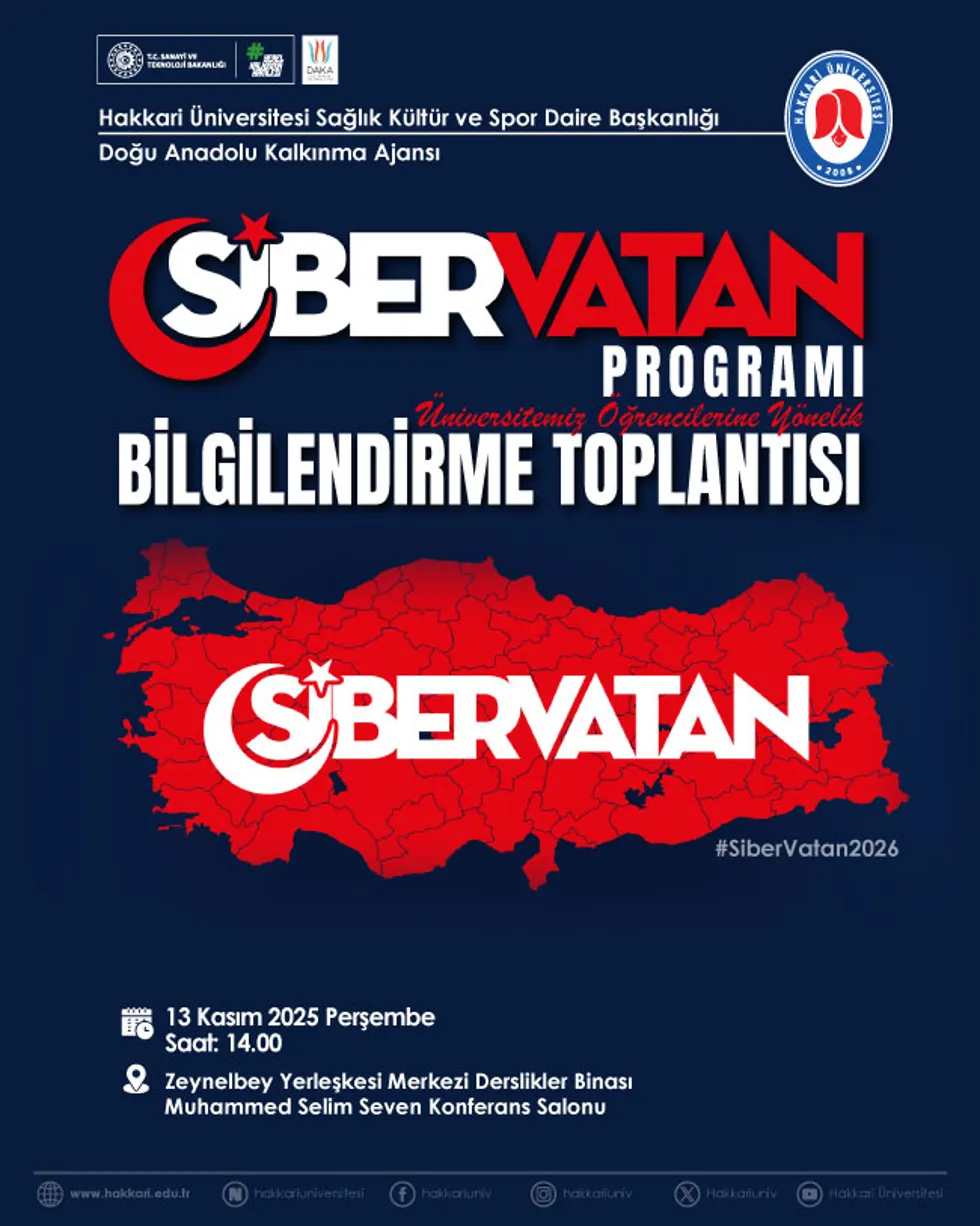 Siber Vatan Programı Bilgilendirme Toplantısı etkinlik afişi
