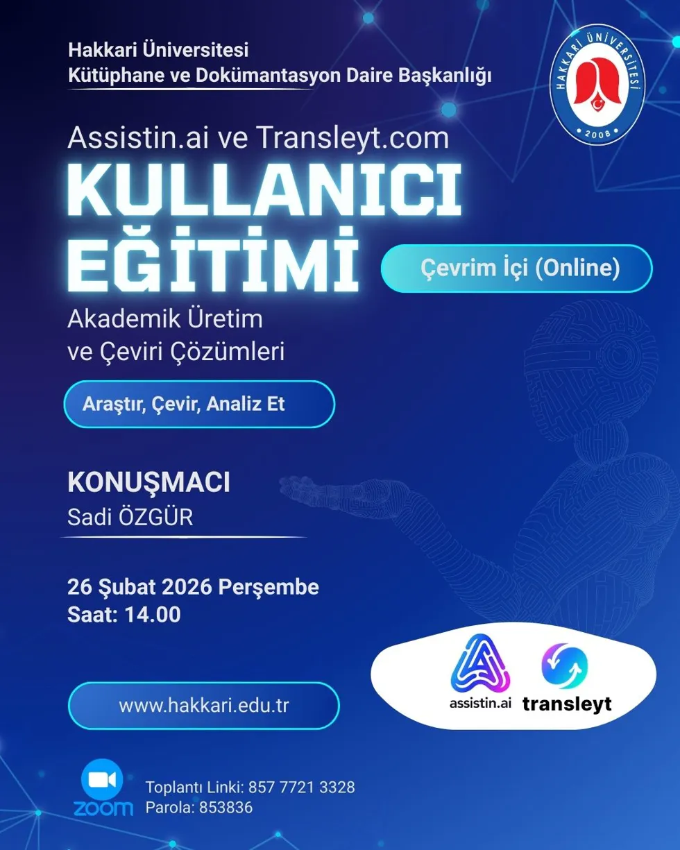Assistin.ai ve Transleyt.com Kullanıcı Eğitimi etkinlik afişi