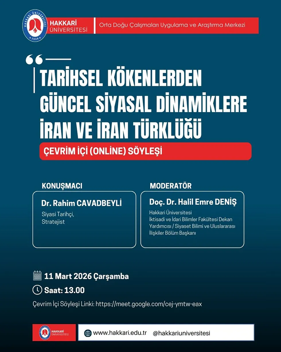 Tarihsel Kökenlerden Güncel Siyasal Dinamiklere İran ve İran Türklüğü etkinlik afişi