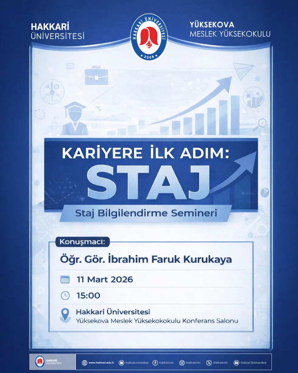 Kariyere İlk Adım: Staj Semineri etkinlik afişi