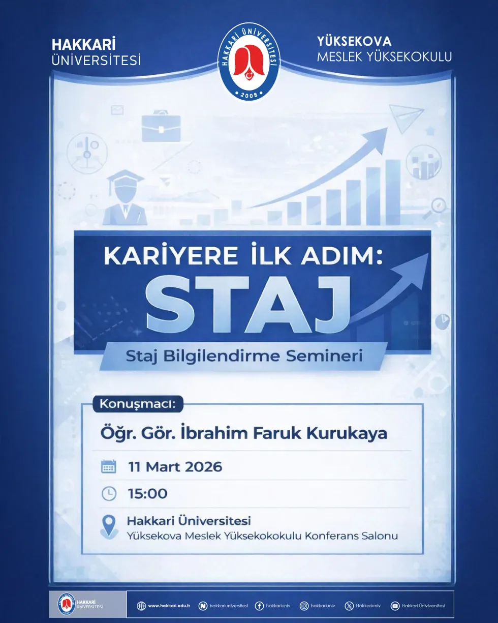 Kariyere İlk Adım: Staj Semineri etkinlik afişi