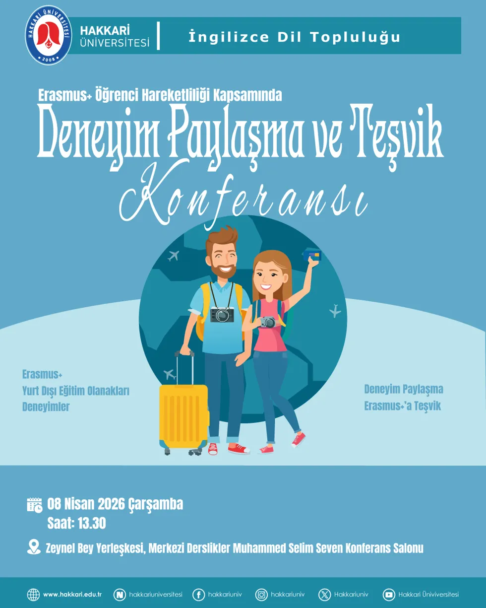 Deneyim Paylaşma ve Teşvik Konferansı etkinlik afişi