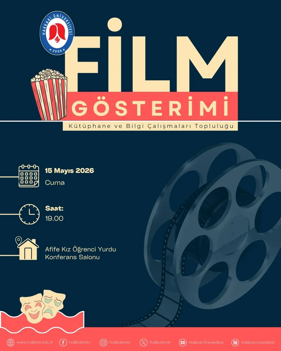 Film Gösterimi Etkinliği etkinlik afişi