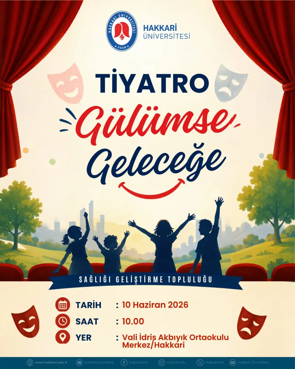 Tiyatro etkinlik afişi