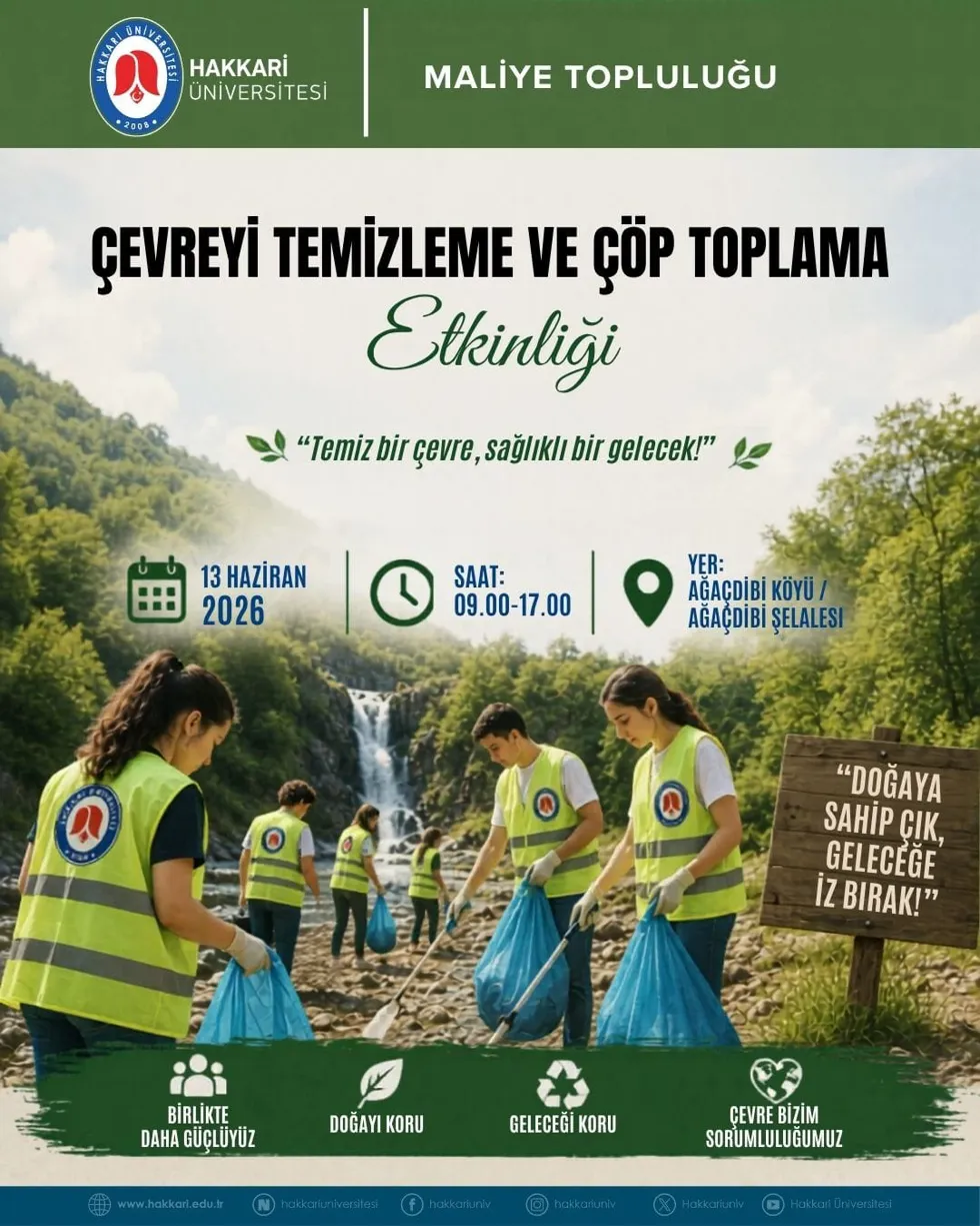 Çevreyi Temizleme ve Çöp Toplama Etkinliği etkinlik afişi