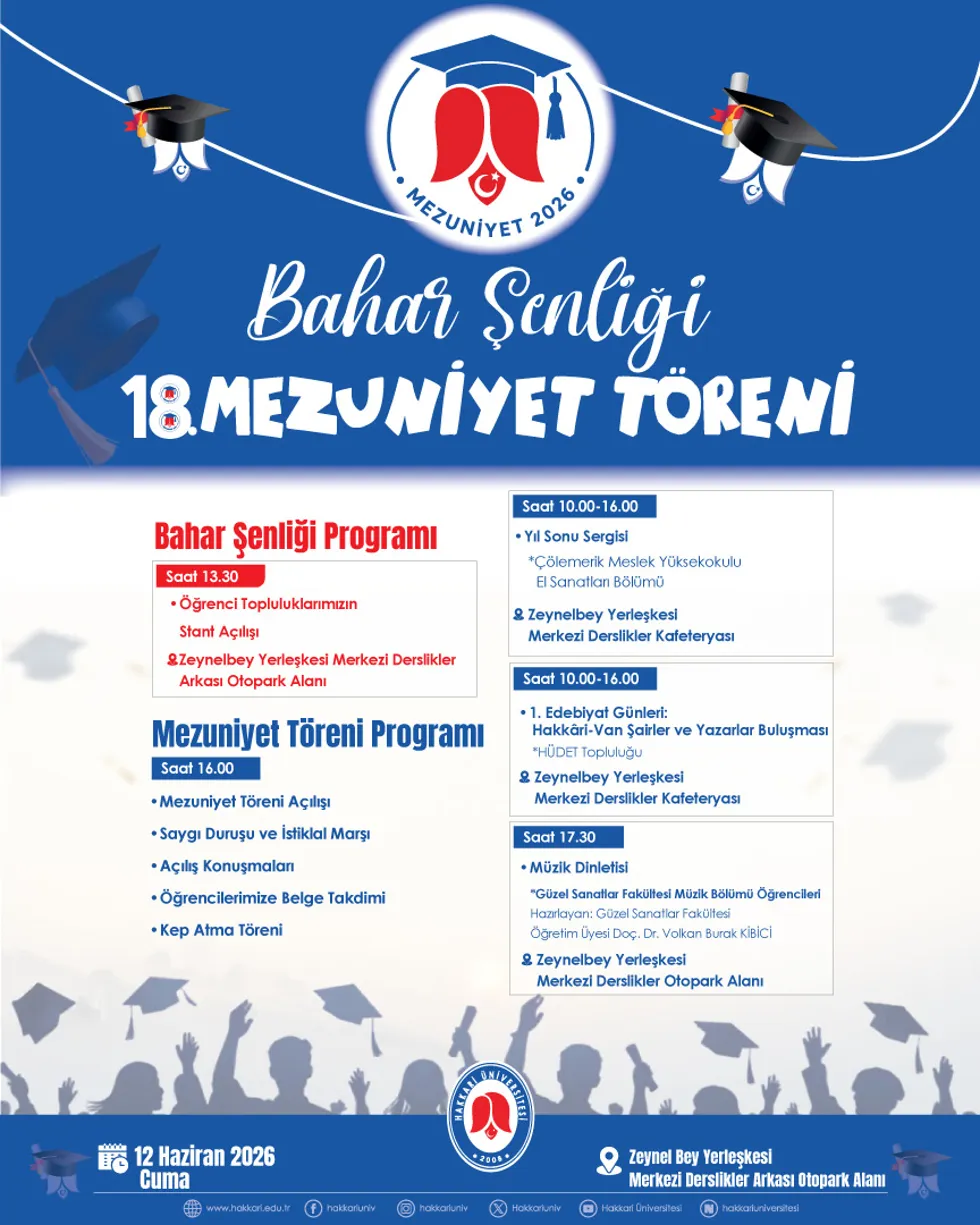 Bahar Şenliği-Mezuniyet Töreni etkinlik afişi