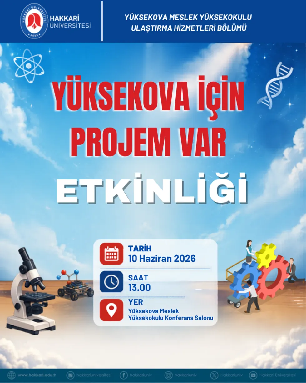Yüksekova İçin Projem Var Etkinliği etkinlik afişi