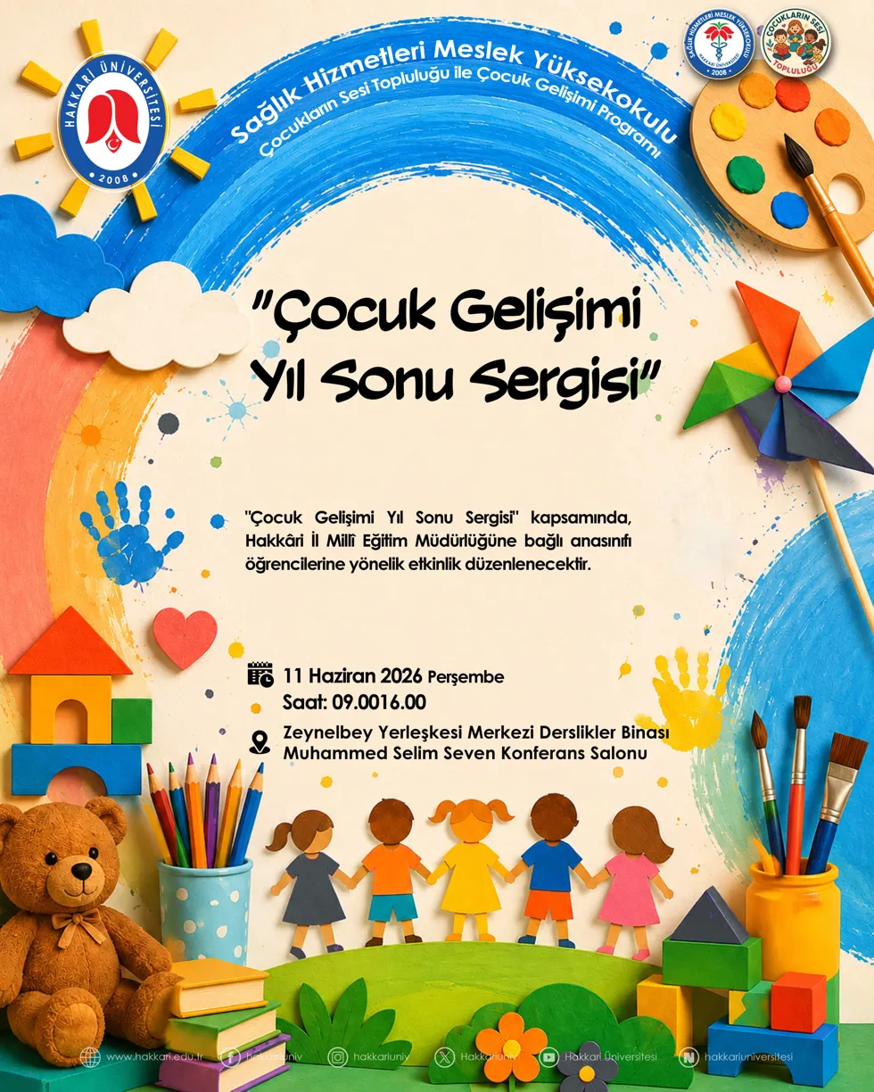 Yıl Sonu Sergisi etkinlik afişi