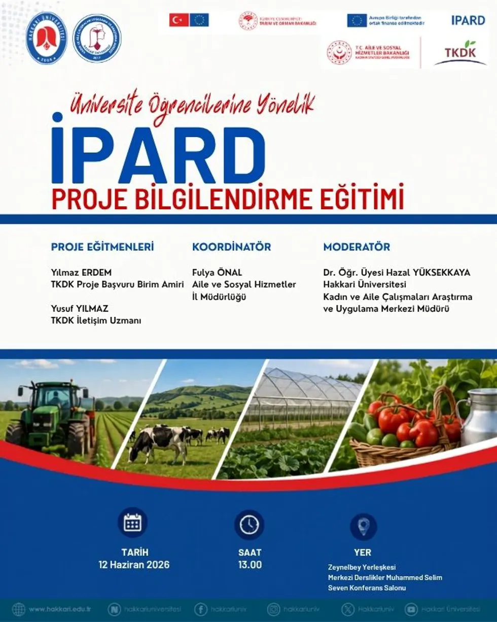 PARD Proje Bilgilendirme Eğitimi etkinlik afişi
