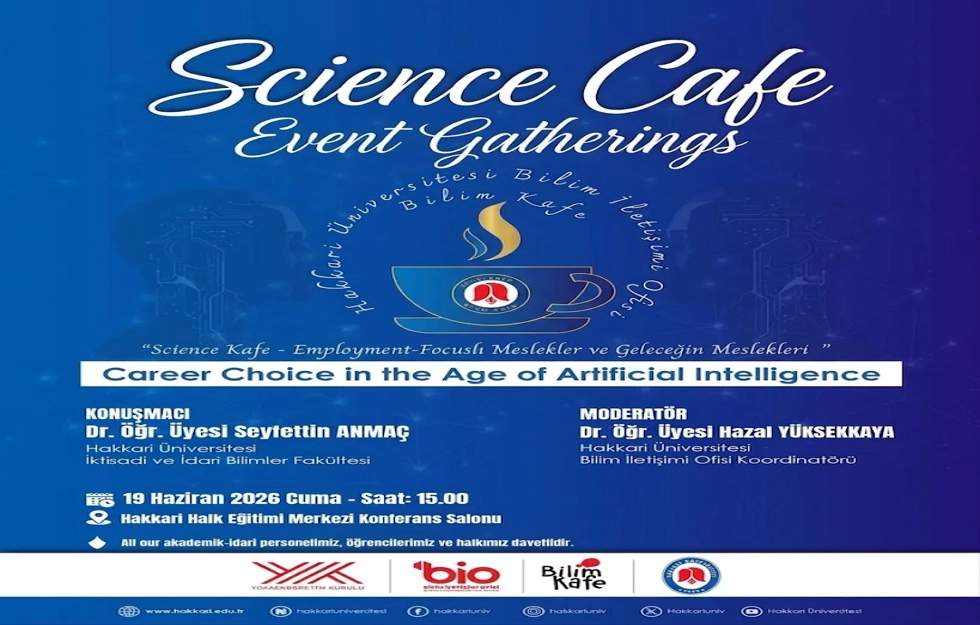 Poster for the event: Science Communication Event on "Career Choice in the Age of Artificial Intelligence"