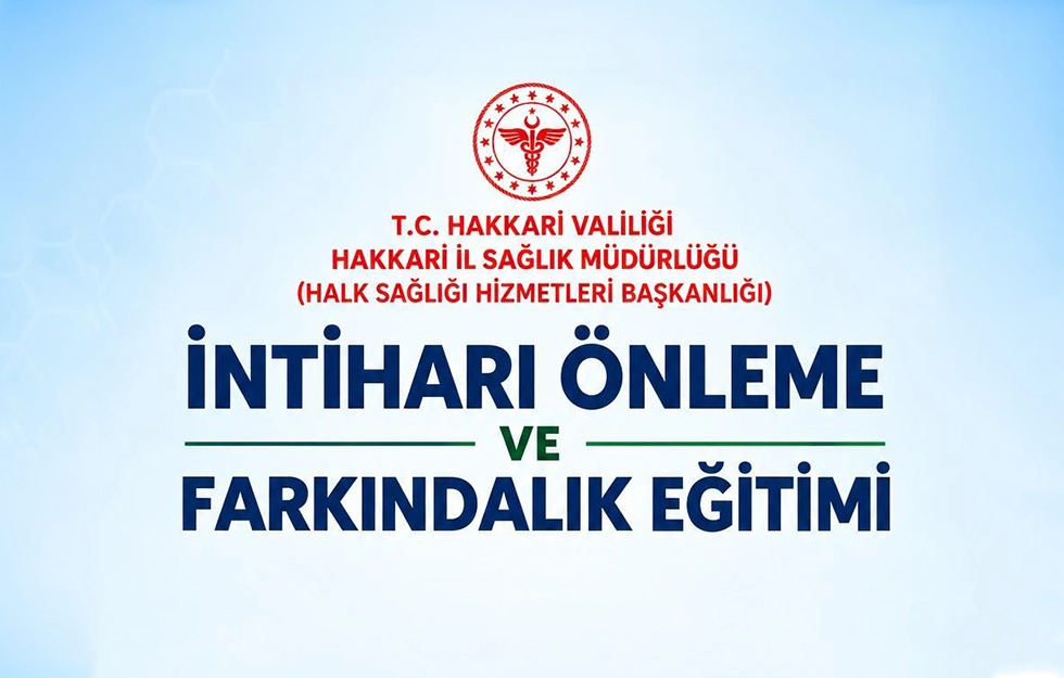 İntiharı Önleme ve Farkındalık Eğitimi etkinlik afişi