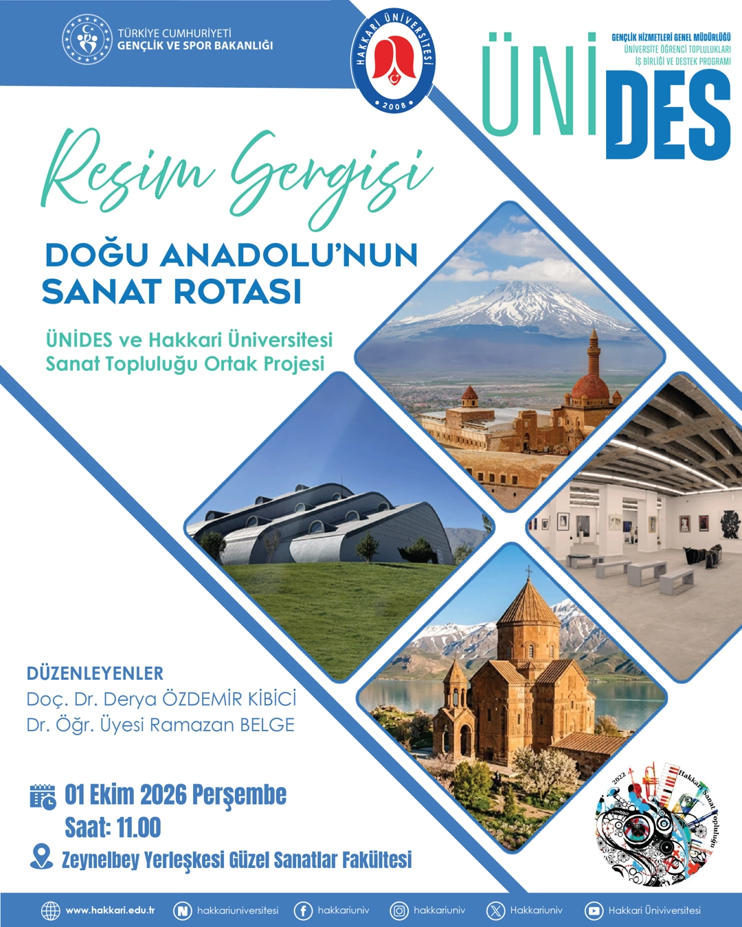 Resim Sergisi etkinlik afişi