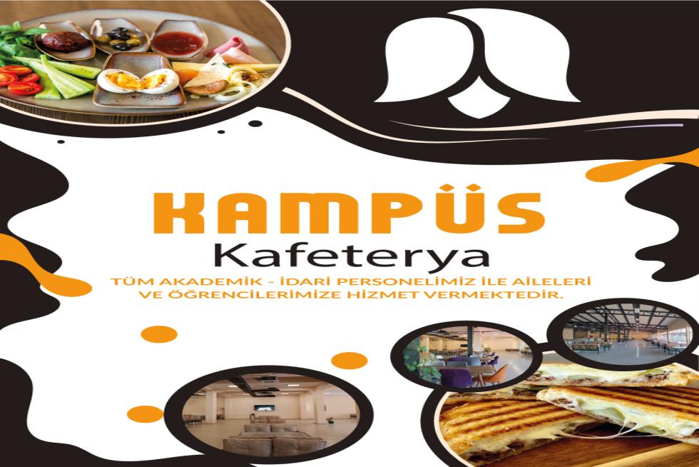 Kampüs Kafeterya etkinlik afişi