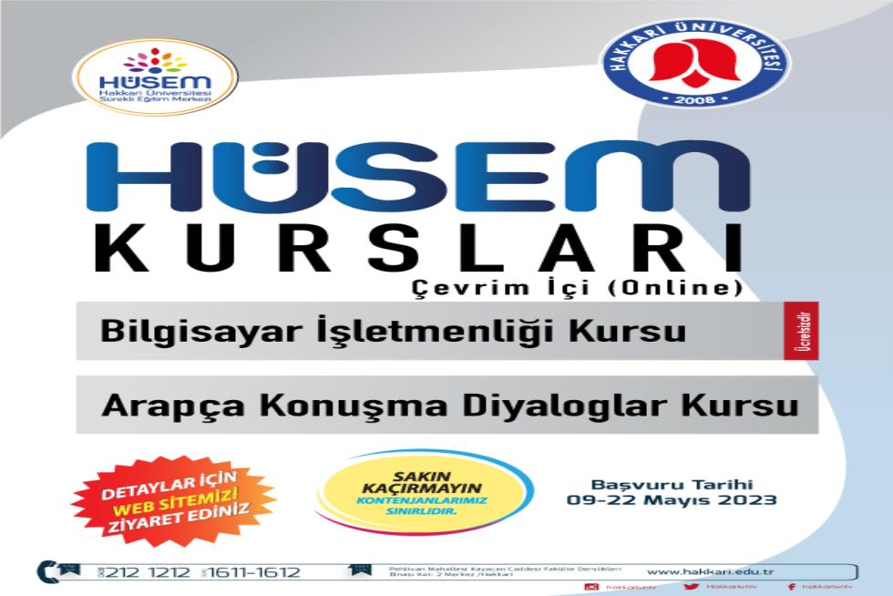 Hüsem Kursları etkinlik afişi