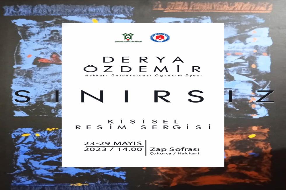 Sınırsız Kişisel Resim Sergisi etkinlik afişi