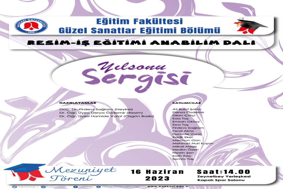 Yılsonu Resim Sergisi etkinlik afişi