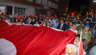 Rektörümüz 15 Temmuz Demokrasi Milli Birlik Günü Etkinliklerine Katıldı