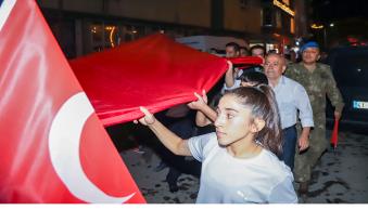 Rektörümüz 15 Temmuz Demokrasi Milli Birlik Günü Etkinliklerine Katıldı