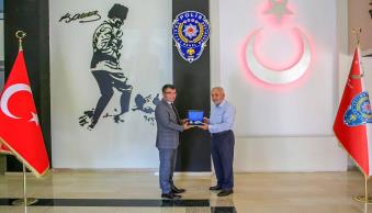Rektörümüz İlimize Yeni Atanan İl Emniyet Müdürünü Ziyaret Etti