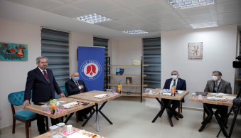 Ankara Üniversitesi Rektörü Prof. Dr. Necdet Ünüvar’dan Üniversitemize Ziyaret