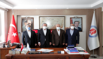 Ankara Üniversitesi Rektörü Prof. Dr. Necdet Ünüvar’dan Üniversitemize Ziyaret