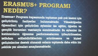 Üniversitemizde Gençlerle Erasmus Buluşmaları 1 Kapsamında Program Düzenlendi