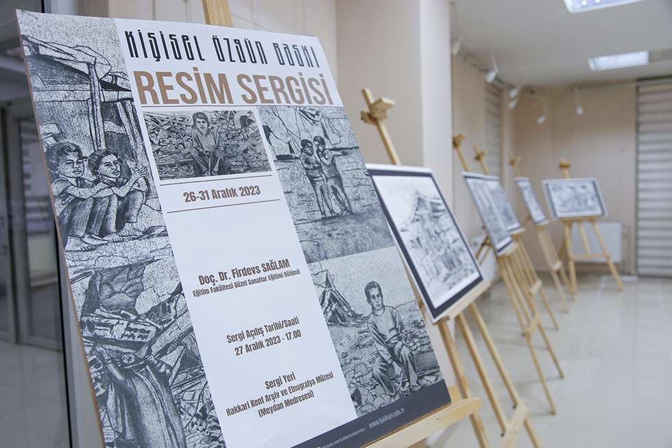 Üniversitemizde Özgün Baskı Resim Sergisi Açıldı
