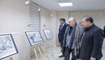 Üniversitemizde Özgün Baskı Resim Sergisi Açıldı