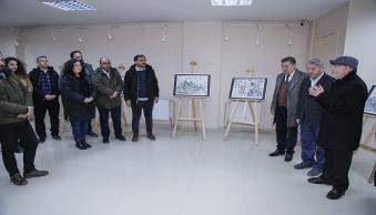 Üniversitemizde Özgün Baskı Resim Sergisi Açıldı