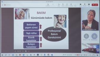Üniversitemizde "Hemşirelik ve Bakım" Konulu Çevrim İçi Etkinlik Düzenlendi