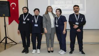 Üniversitemiz Hemşirelik Bölümü Öğrencileri Üniforma Giydi