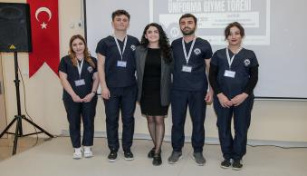 Üniversitemiz Hemşirelik Bölümü Öğrencileri Üniforma Giydi