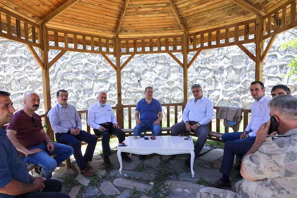 Başsavcı ve Ağır Ceza Mahkemesi Başkan’ından Rektörümüze Veda Ziyareti
