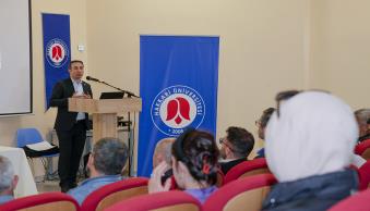 Üniversitemizde "1991Yılında Irak'tan Türkiye'ye Doğru Kürt Göçü"  Konulu Söyleşi Düzenlendi