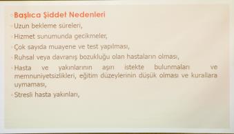 Üniversitemizde Sağlıkta Şiddet: Sorunların Anlaşılması ve Çözüm Önerileri Konulu Seminer Düzenlendi